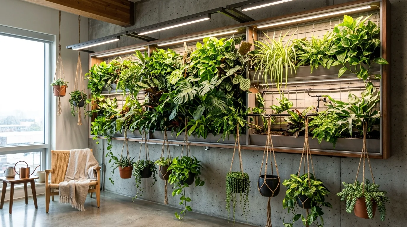 7 Indoor Plant Wall Ideas for a Green Home